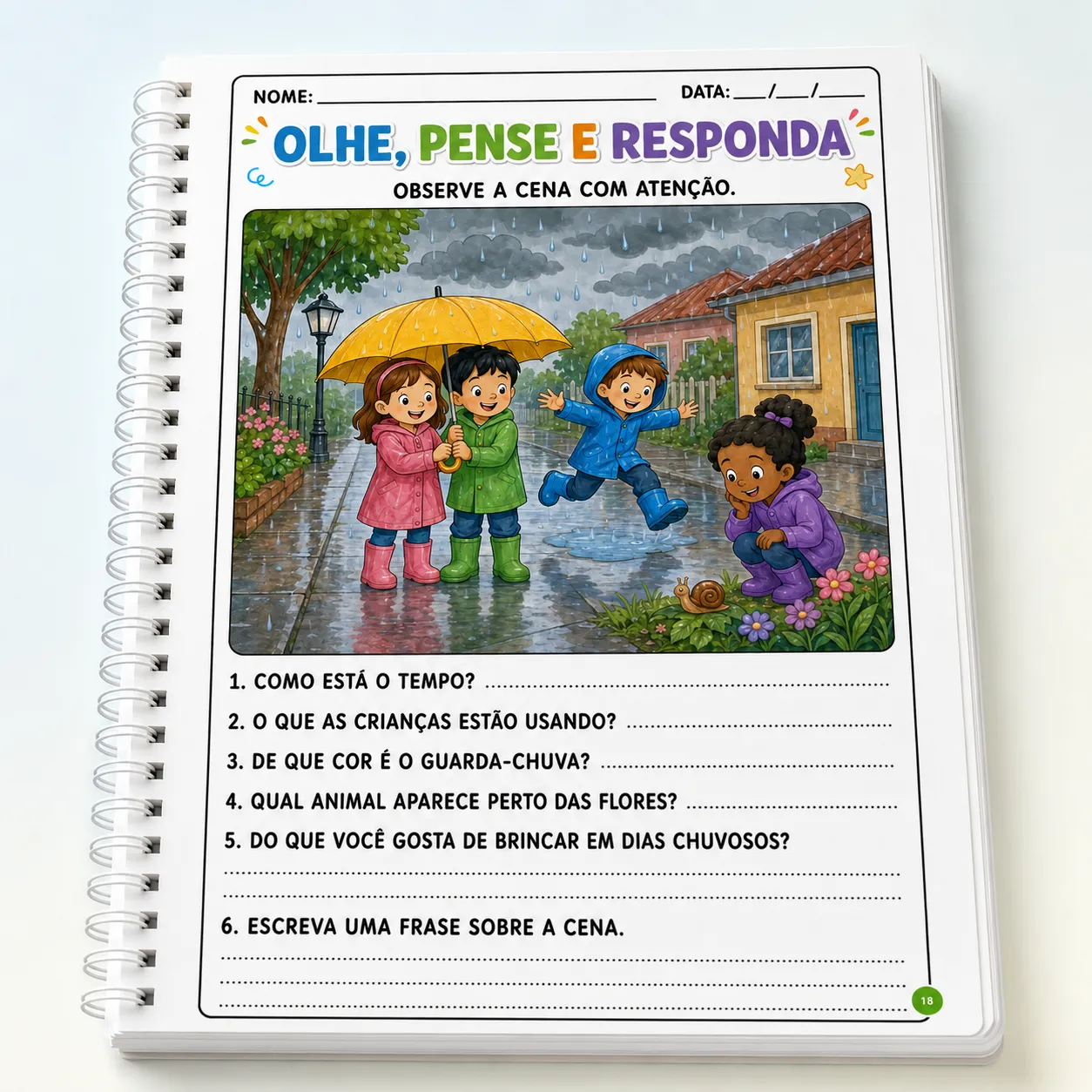 Apostila Olhe, Pense e Responda – Leitura de Imagens e Interpretação - Imagem 10