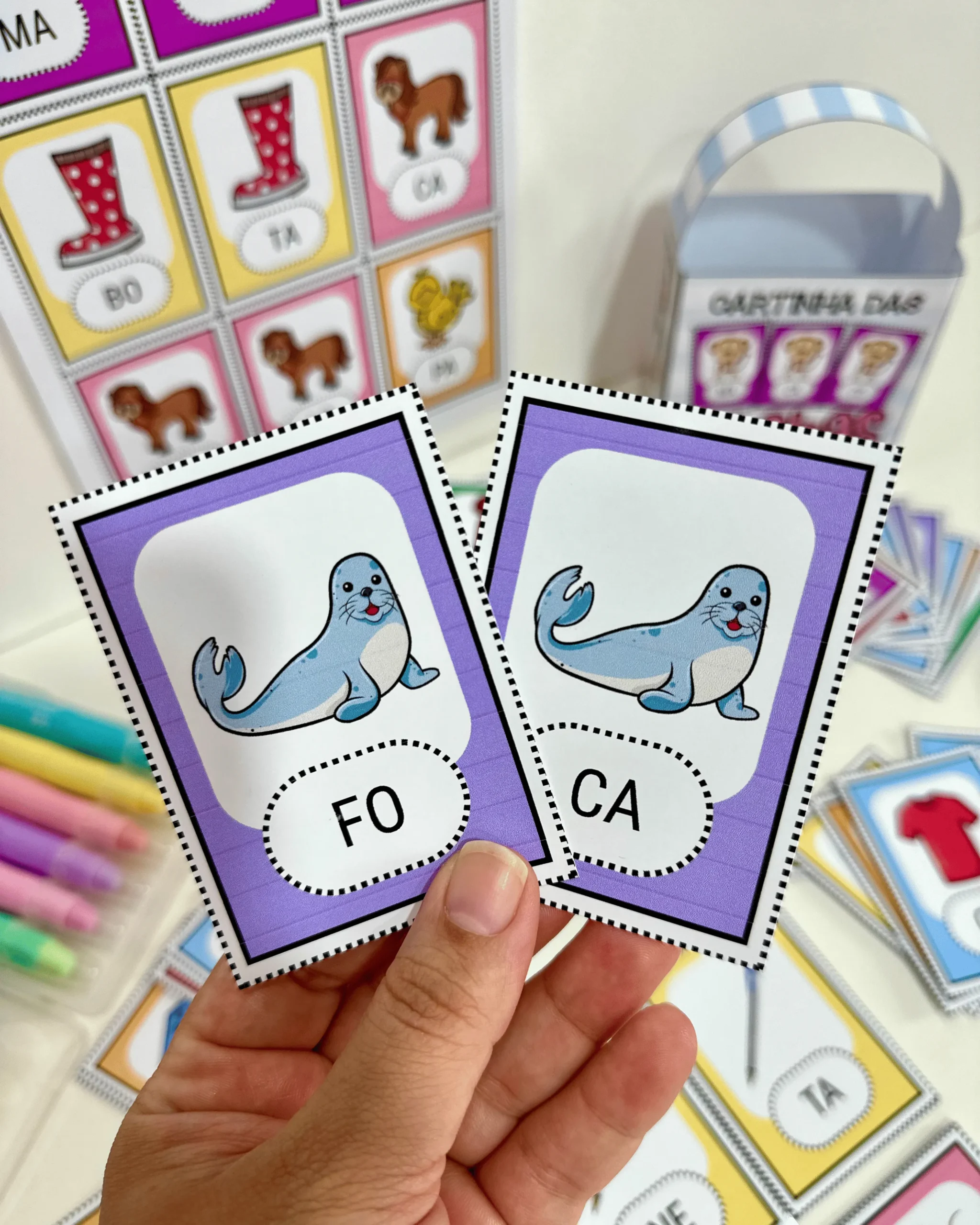 CARTINHAS DAS PALAVRAS – SÍLABAS SIMPLES - Imagem 5