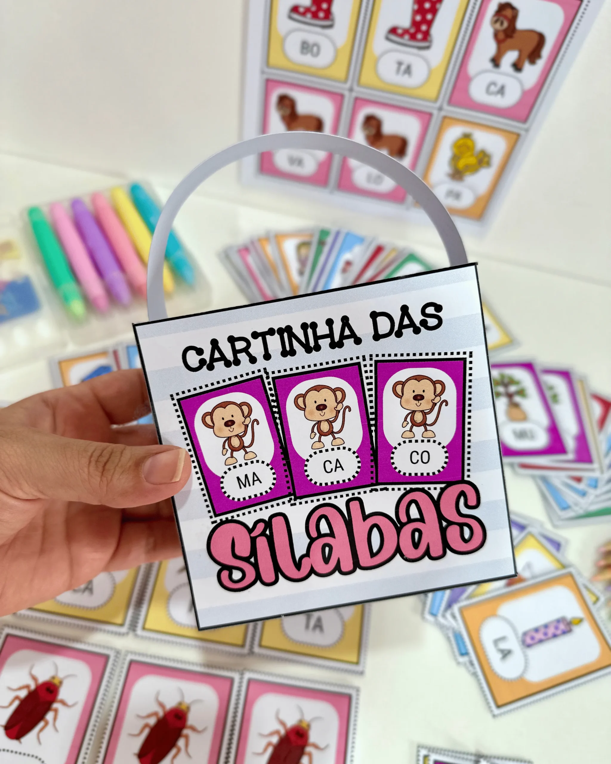 CARTINHAS DAS PALAVRAS – SÍLABAS SIMPLES